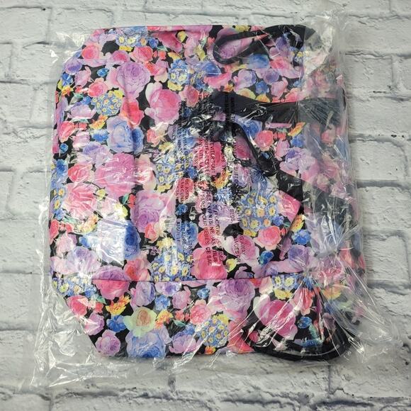 NWT Ganni Recycled Polyester Floral Drawstring Tote - Picture 16 of 16